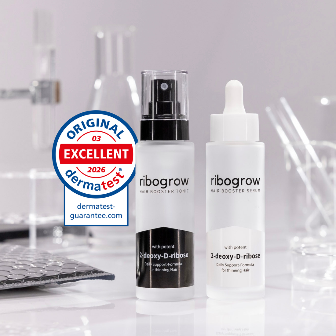 ribogrow ist Dermatest zertifiziert