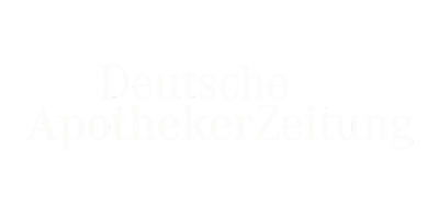 Logo Deutsche Apothekerzeitung mit Bezug auf den Inhaltsstoff 2-Desoxy-D-Ribose, der in ribogrow enthalten ist.
